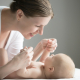 massagem em bebés