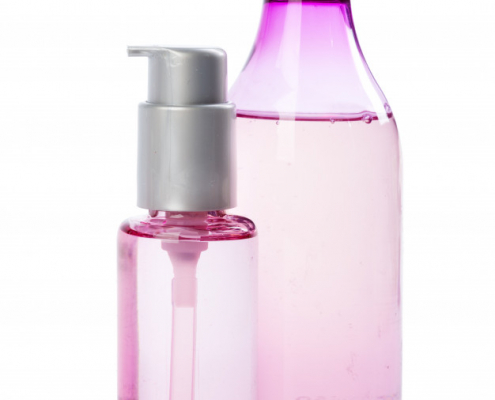 Spray de cabelo de sal rosa